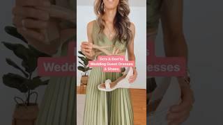 Wedding Guest Dress Outfit Ideas | What to wear to a wedding as a guest | Wedding outfit ideas women