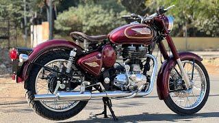 New Royal Enfield classic 350 into Old Vintage look|Bullet modifications @BulletTower