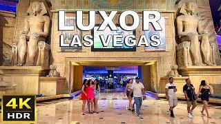 [4K HDR] Luxor Las Vegas Walking Tour | June 2024 | Las Vegas Strip