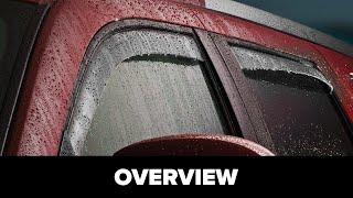 WeatherTech Side Window Deflector: One Minute Overview