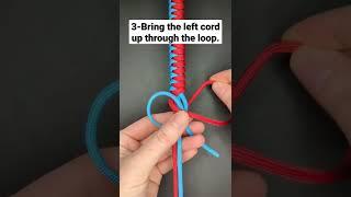 How to Make a Paracord Snake Knot Pattern #shorts