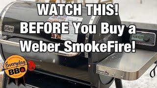 WATCH BEFORE YOU BUY! Weber SmokeFire Pellet Grill Review | Cold Hard TRUTH | Everyday BBQ