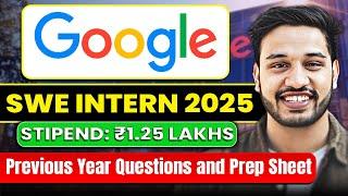 Google SWE Intern Interview Questions  | 1.25 lakh Stipend | Google Hiring 2025 | Kushal Vijay