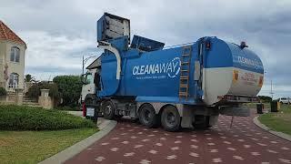 Cleanaway Front Loader Bin Truck - Skip Bin Iluka