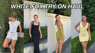 WHITE FOX BOUTIQUE TRY ON HAUL (30% OFF SALE DISCOUNT CODE) (UNI & CLUBBING OUTFIT IDEAS)