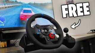 I Got a Sim Racing Wheel for Completely Free