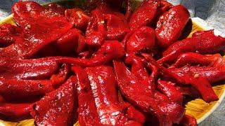 How to Roast and Preserve Red Peppers