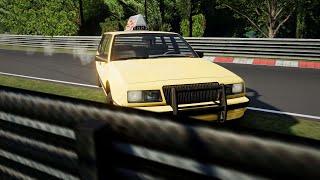 BeamNG Multiplayer, aber ich fahre ein unpassendes Auto auf dem Nürburgring