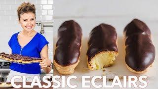 How To Make Classic Eclairs Recipe + Chocolate Ganache