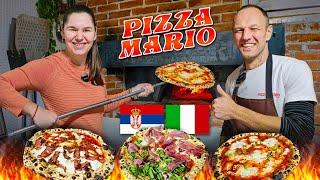 Prava ITALIJANSKA PIZZA koju morate da probate! Mario je MAJSTOR svog zanata!