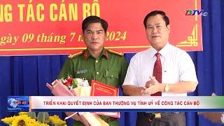 Triển khai Quyết định của Ban Thường vụ Tỉnh ủy về công tác cán bộ