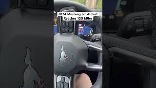2024 Mustang GT Almost Reaches 100 Miles