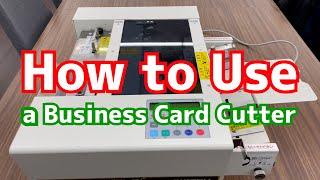 Business Card Cutter