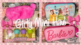 Mini Girly Haul#shopping #haul #pink #sweet #cute #disney #schoolsupplies #adorable #shop