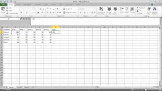 MS Excel Lab 1 Video Part 1