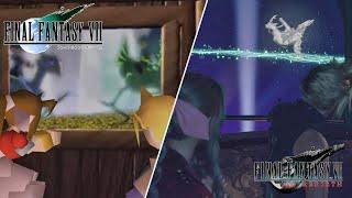 Cloud & Aerith Gold Saucer Date Original vs Rebirth | Final Fantasy 7