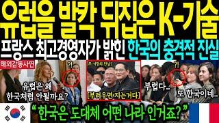 [해외감동사연]-"유럽을 발칵 뒤집은 K-기술"프랑스 최고경영자가 밝힌 한국의 충격적 진실