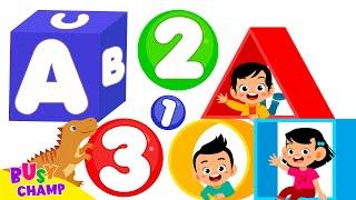 Learn ABC Phonics Shapes Numbers Colors | Toddler Learning Videos For 3 Year Olds | #kidsvideos