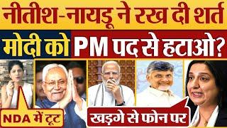 Nitish Kumar - N. Chandrababu Naidu ने रख दी शर्त, Modi को PM पद से हटाओ? Lok Sabha Election Result