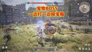 神佑释放：野外碰到宝物BOSS，一边打还一边掉落宝箱！高画质试玩