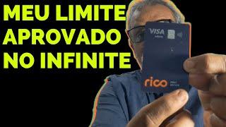 MEU LIMITE DE CRÉDITO DO CARTÃO VISA INFINITE DA CONTA DIGITAL RICO