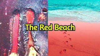 The red beach of Hormuz Island