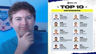 NHL 22 RATINGS REVIEW | TOP 10 DEFENSEMEN