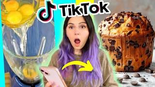 PAN DULCE en LICUADORA: COMIDA VIRAL de Tiktok *A PRUEBA*  - Caro Trippar