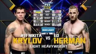 UFC_201:Ed Herman vs. Nikita Krylov