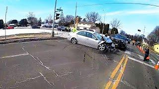Drunk Driver Brutally Crashes Head-On into Police Car