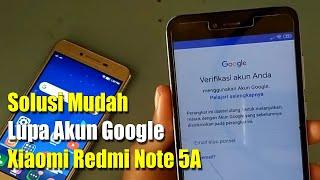 Solusi MUDAH Lupa Akun Google XIAOMI (Redmi Note 5A)