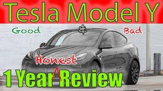 Honest Tesla Model Y 1 year review - Good and Bad