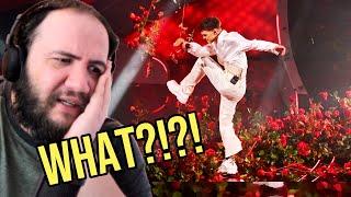 ITALIAN SINGER "BLANCO" CAN'T HEAR HIS VOICE AND DESTROYS STAGE - TEACHER PAUL REACTS