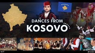 Kosovo  • Folk dances in 10 minutes! | Valle kosovare (Vasílis)