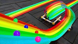 Mega marble run race tournament