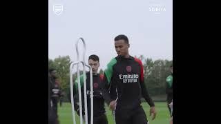 Inside Arsenal Training Today