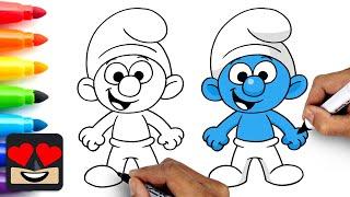 How To Draw a Smurf