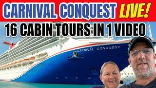 Carnival Conquest SECRETS Revealed LIVE with Tall Man's Cruise Adventures!