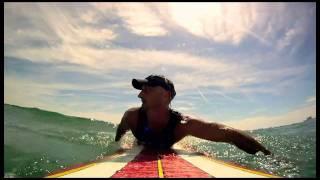 Trent Duncan Florida Surfing - Go Pro HD Surf HERO - Longboard barrel wave