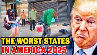 Top 10 WORST STATES to Live in America for 2025 - Discovery Documentary