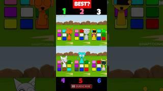 Sprunki Pick The Right Costume Big Pack Animation #sprunki #shorts #animation