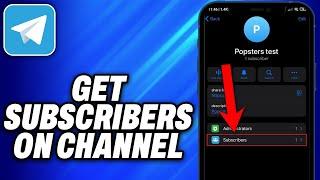 How To Get Subscribers on Telegram Channel (2024) - Easy Fix