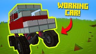 I build a WORKING CAR in Minecraft Create Mod | Tutorial | 3zkMC