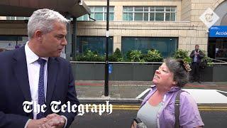 Health secretary Steve Barclay confronted outside London hospital during interview