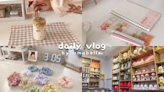 daily vlog  ⋆｡˚ mall trip, skincare haul, cute unboxings, divoom dito, grocery shopping 