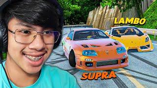 SUPRA MK4 VS LAMBORGHINI!  (INTENSE RACE)