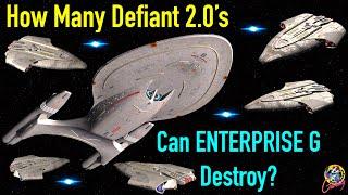 How Many Defiant 2.0's Can Enterprise G Destroy? - MVAM!  Star Trek Starship Battles