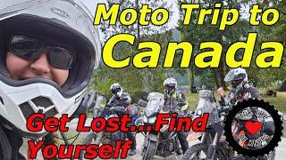 Motorcycle Trip to Vancouver Island British Columbia to Critter Moto's Get Lost Find Yourself Camp