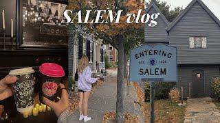 24 hrs in SALEM ‍️  coffee shops, witchy stores, hocus pocus filming locations & haul!!