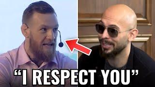 Andrew Tate Talking About Conor McGregor Then Conor Responds